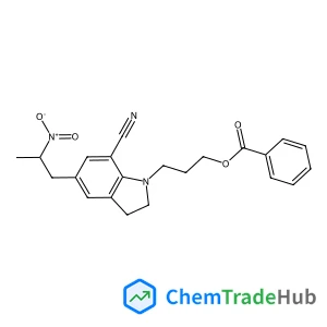 3-[7-Cyano-5-(2-nitropropyl)-2,3-dihydro-1H-indol-1-yl]propyl benzoate