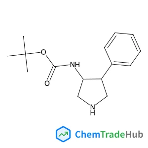 2-Methyl-2-propanyl [(3S,4R)-4-phenyl-3-pyrrolidinyl]carbamate