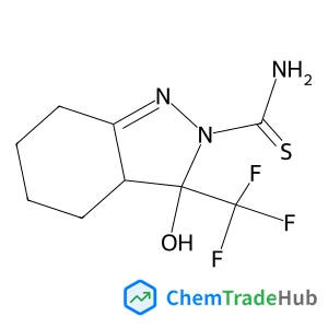 (3S,3AR)-3-HYDROXY-3-(TRIFLUOROMETHYL)-4,5,6,7-TETRAHYDRO-3AH-INDAZOLE-2-CARBOTHIOAMIDE