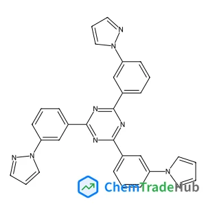 2,4,6-Tris(3-(1H-pyrazol-1-yl)phenyl)-1,3,5-triazine
