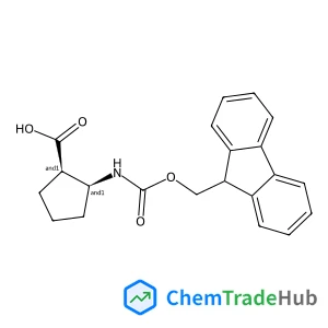 rac-(1R,2S)-2-({[(9H-fluoren-9-yl)methoxy]carbonyl}amino)cyclopentane-1-carboxylic acid, cis