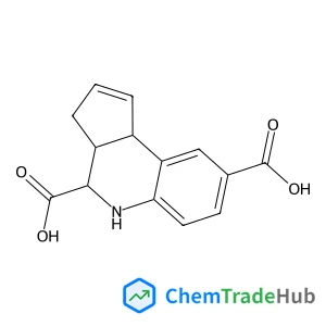 3a,4,5,9b-Tetrahydro-3H-cyclopenta[c]quinoline-4,8-dicarboxylic Acid (CCX 1959)