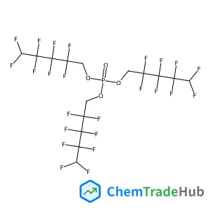 Tris(2,2,3,3,4,4,5,5-octafluoropentyl) phosphate structure Tris(2,2,3,3,4,4,5,5-octafluoropentyl) phosphate structure