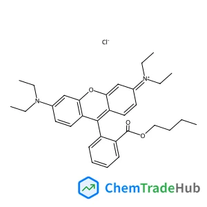 9-[2-(Butoxycarbonyl)phenyl]-6-(diethylamino)-N,N-diethyl-3H-xanthen-3-iminium chloride