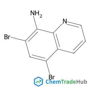 5,7-Dibromoquinolin-8-amine structure