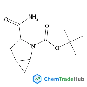 2-Methyl-2-propanyl (1S,3S,5S)-3-carbamoyl-2-azabicyclo[3.1.0]hexane-2-carboxylate