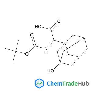(2S)-(3-Hydroxyadamantan-1-yl)({[(2-methyl-2-propanyl)oxy]carbonyl}amino)acetic acid