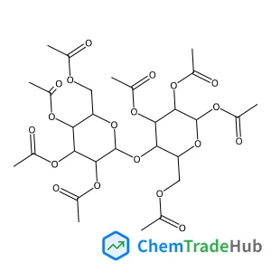 [(2R,3R,4S,5R,6S)-4,5,6-triacetyloxy-3-[(2S,3R,4S,5R,6R)-3,4,5-triacetyloxy-6-(acetyloxymethyl)oxan-2-yl]oxyoxan-2-yl]methyl acetate