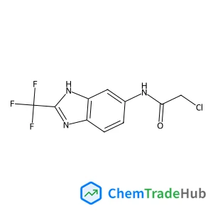 2-Chloro-N-(2-trifluoromethyl-1H-benzoimidazol-5-yl)-acetamide