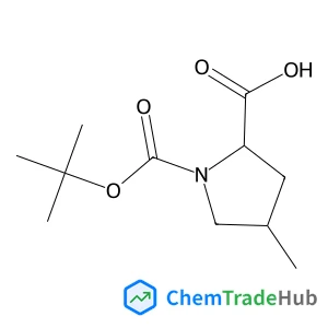 (4S)-4-Methyl-1-{[(2-methyl-2-propanyl)oxy]carbonyl}-L-proline