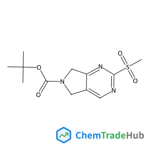 2-Methyl-2-propanyl 2-(methylsulfonyl)-5,7-dihydro-6H-pyrrolo[3,4-d]pyrimidine-6-carboxylate