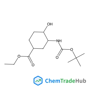 (1S,3R,4R)-3-(Boc-amino)-4-hydroxy-cyclohexanecarboxylic acid ethyl ester