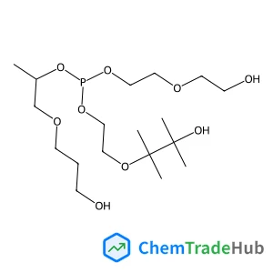 2-[(3-Hydroxy-2,3-dimethyl-2-butanyl)oxy]ethyl 2-(2-hydroxyethoxy)ethyl 3-(3-hydroxypropoxy)propyl phosphite