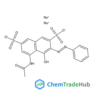 Disodium 5-acetamido-4-hydroxy-3-[(E)-phenyldiazenyl]-2,7-naphthalenedisulfonate