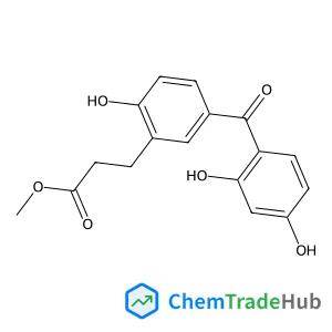 methyl 3-(5-(2,4-dihydroxybenzoyl)-2-hydroxyphenyl)propanoate