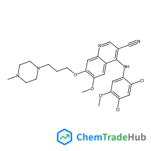 4-[(2,4-Dichloro-5-methoxyphenyl)amino]-6-methoxy-7-[3-(4-methyl-1-piperazinyl)propoxy]-3-quinolinecarbonitrile