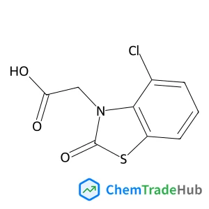 (4-Chloro-2-oxo-1,3-benzothiazol-3(2H)-yl)acetic acid
