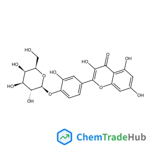 2-Hydroxy-4-(3,5,7-trihydroxy-4-oxo-4H-chromen-2-yl)phenyl beta-D-galactopyranoside