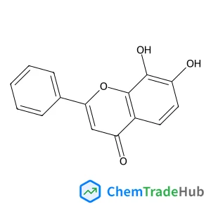 7,8-Dihydroxy-2-phenyl-4H-chromen-4-one Chemical_Structure_Of