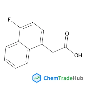 2-(4-Fluoronaphthalen-1-yl)acetic acid structure
