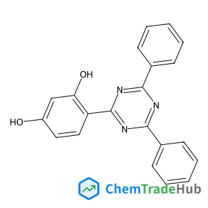 4-(4,6-Diphenyl-1,3,5-triazin-2-yl)-1,3-benzenediol Chemical_Structure_Of