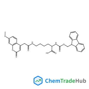 N~2~-[(9H-Fluoren-9-ylmethoxy)carbonyl]-N~6~-[(7-methoxy-2-oxo-2H-chromen-4-yl)acetyl]-L-lysine