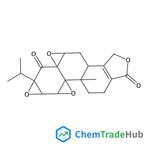 (3bS,4aS,5aS,6aS,7aS,7bS,8aS,8bS)-6a-Isopropyl-8b-methyl-3b,4,4a,7a,7b,8b,9,10-octahydrotrisoxireno[6,7:8a,9:4b,5]phenanthro[1,2-c]furan-1,6(3H,6aH)-dione