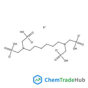 Phosphonic acid, (1,6-hexanediylbis(nitrilobis(methylene)))tetrakis-, potassium salt
