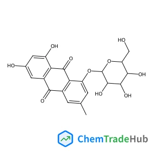 6,8-Dihydroxy-3-methyl-9,10-dioxo-9,10-dihydro-1-anthracenyl beta-D-glucopyranoside