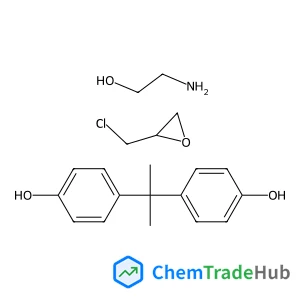 Phenol, 4,4′-(1-methylethylidene)bis-, polymer with 2-aminoethanol and 2-(chloromethyl)oxirane