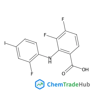 3,4-Difluoro-2-[(2-fluoro-4-iodophenyl)amino]benzoic acid