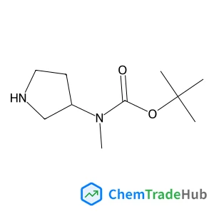 2-Methyl-2-propanyl methyl[(3R)-3-pyrrolidinyl]carbamate