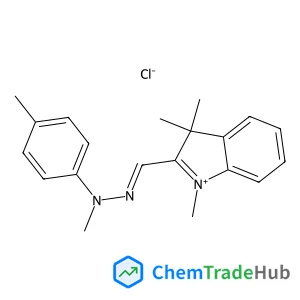 1,3,3-Trimethyl-2-{(E)-[methyl(4-methylphenyl)hydrazono]methyl}-3H-indolium chloride