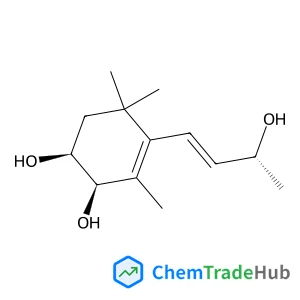 (1S,2R)-4-[(1E,3R)-3-Hydroxy-1-buten-1-yl]-3,5,5-trimethyl-3-cyclohexene-1,2-diol
