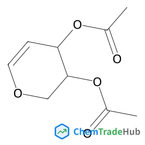 [(3S,4S)-4-acetyloxy-3,4-dihydro-2H-pyran-3-yl] acetate structure
