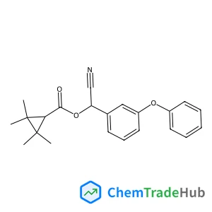 Cyano(3-phenoxyphenyl)methyl 2,2,3,3-tetramethylcyclopropanecarboxylate