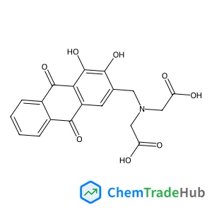 2,2'-{[(3,4-Dihydroxy-9,10-dioxo-9,10-dihydro-2-anthracenyl)methyl]imino}diacetic acid