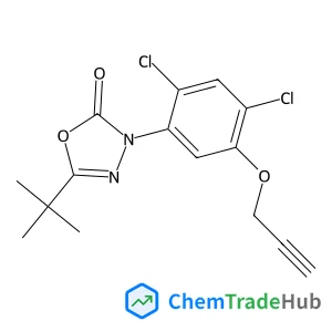 3-[2,4-Dichloro-5-(2-propyn-1-yloxy)phenyl]-5-(2-methyl-2-propanyl)-1,3,4-oxadiazol-2(3H)-one