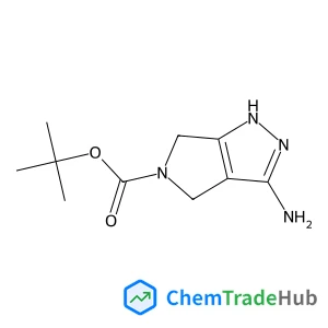 2-Methyl-2-propanyl 3-amino-4,6-dihydropyrrolo[3,4-c]pyrazole-5(1H)-carboxylate