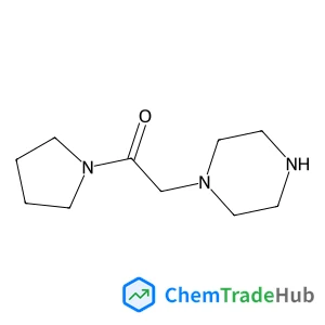 2-(1-Piperazinyl)-1-(1-pyrrolidinyl)ethanone Chemical_Structure_Of