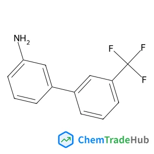 3`-(Trifluoromethyl)-biphenyl-3-ylamine structure