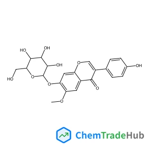 3-(4-Hydroxyphenyl)-6-methoxy-4-oxo-4H-chromen-7-yl beta-D-glucopyranoside