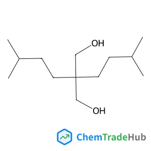2,2-Bis(3-methylbutyl)-1,3-propanediol structure