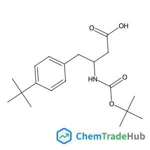 (S)-3-((tert-Butoxycarbonyl)amino)-4-(4-(tert-butyl)phenyl)butanoic acid structure (S)-3-((tert-Butoxycarbonyl)amino)-4-(4-(tert-butyl)phenyl)butanoic acid structure