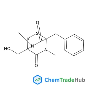 (-)-1-HYDROXYMETHYL-5,7-DIMETHYL-4-BENZYL-2,3-DITHIA-5,7-DIAZABICYCLO[2.2.2]OCTANE-6,8-DIONE