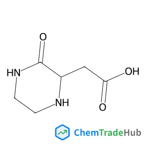 (3-Oxopiperazin-2-yl)acetic acid