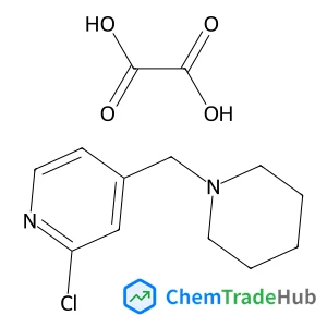 2-Chloro-4-(1-piperidinylmethyl)pyridine ethanedioate (1:1)