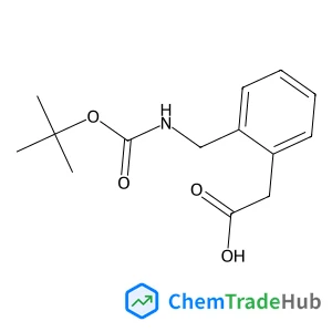 {2-[({[(2-Methyl-2-propanyl)oxy]carbonyl}amino)methyl]phenyl}acetic acid