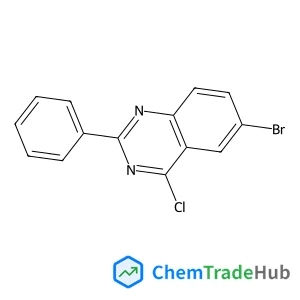 6-Bromo-4-chloro-2-phenylquinazoline structure 6-Bromo-4-chloro-2-phenylquinazoline structure