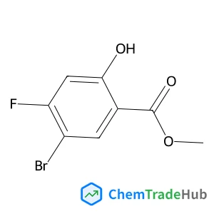 Methyl 5-bromo-4-fluoro-2-hydroxybenzoate structure